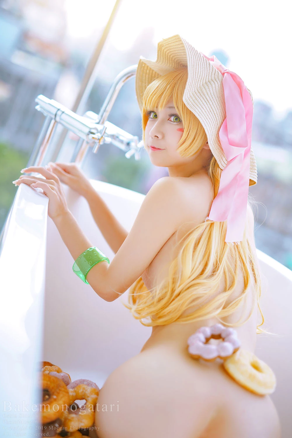 No.035-忍野忍 ドーナツのお風呂 ver. (化物語 [10P] 清纯美女套图-丽图社