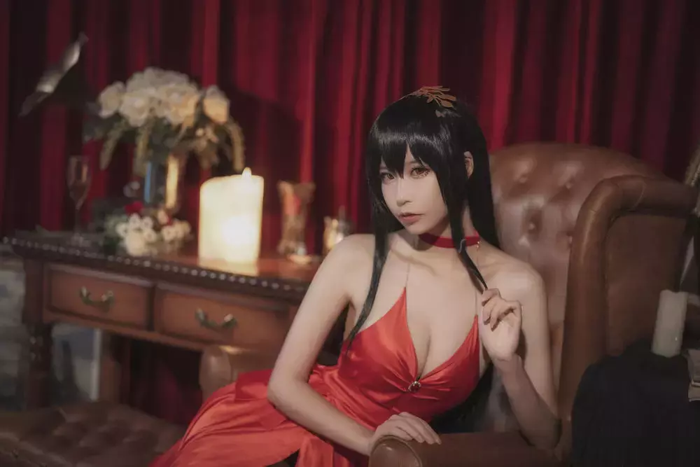 No.004-碧蓝航线 大凤 毒苹果礼服 [6P] 美若天仙的少女写真-丽图社