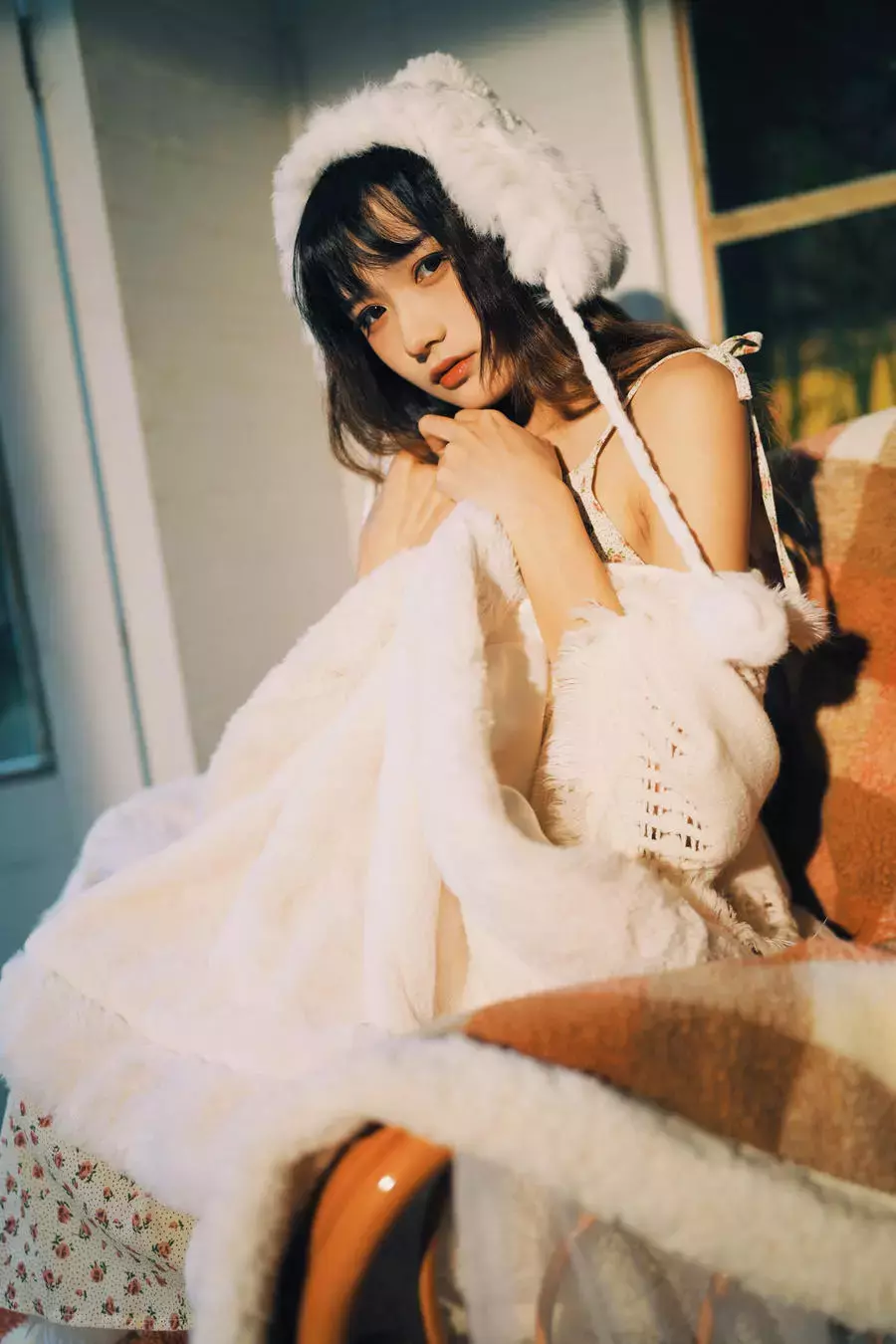 No.032-暖冬 [25P] 美女经典黑丝写真套图-丽图社