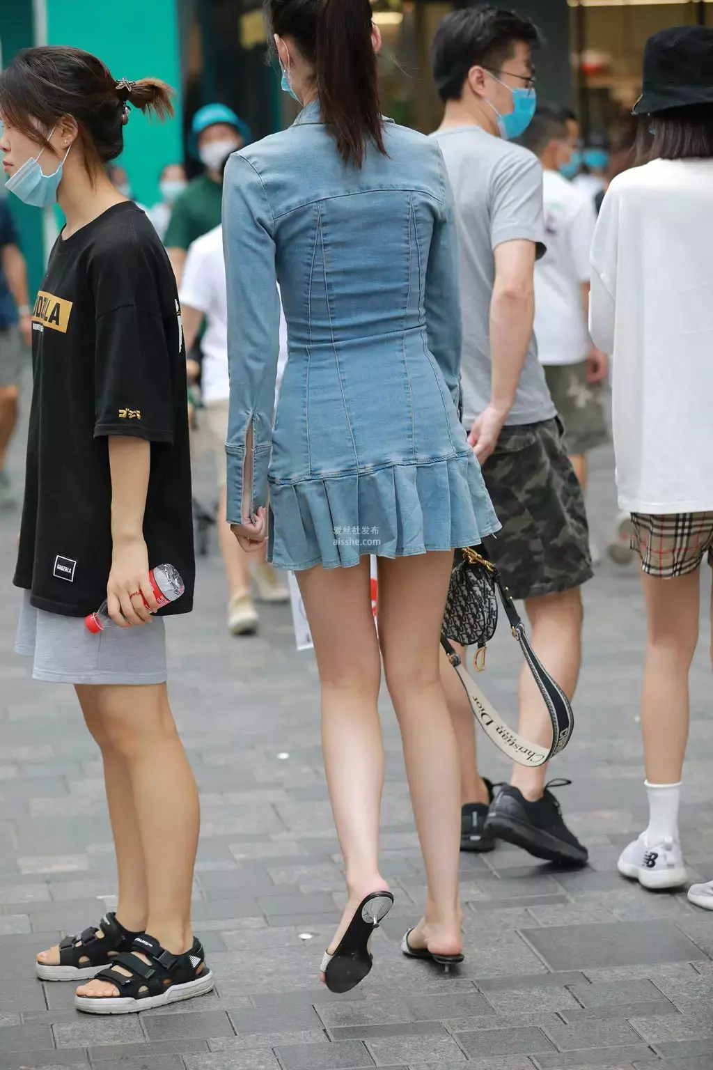 魔镜街拍 NO.147 长腿小姐姐-2 街拍美女图片大全-丽图社