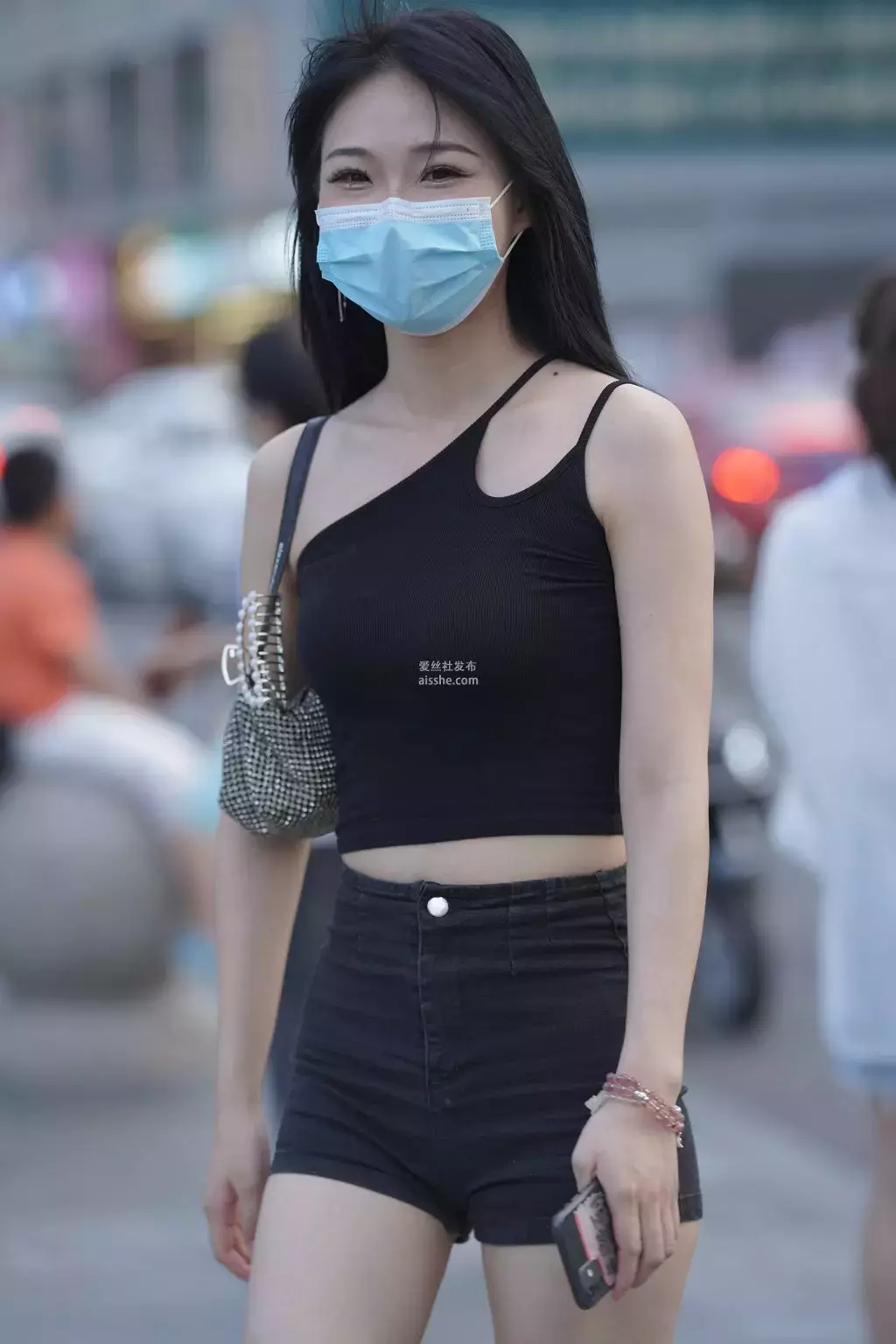 精选街拍作品 NO.2284 清秀甜美女孩 杭州街拍美女-丽图社