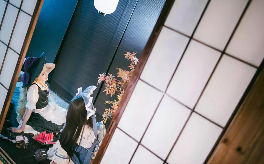 No.001 – 魔理沙 青灵梦 (&渡边芥子) [15P] 氧气美女 雪肌如玉 楚楚动人写真-丽图社