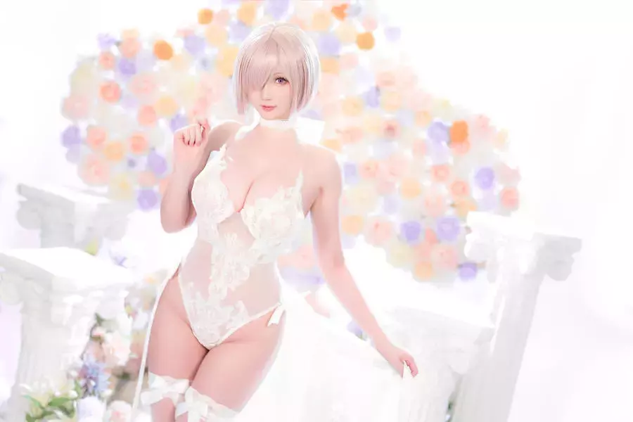 No.176-2023年03月计划C FGO 玛修婚纱 [78P 1V] 美女头像真人清新高清图片-丽图社