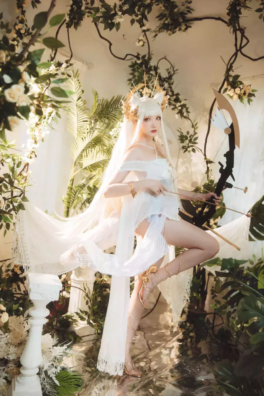 No.058-明日方舟 白金泳装 [25P] 气质好看的美女套图-丽图社