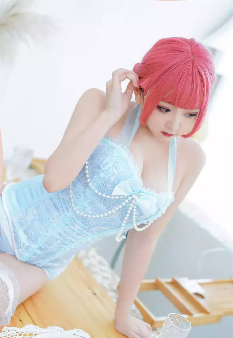 No.028-蓝色束缚 [55P] 高清美女写真摄影图片-丽图社