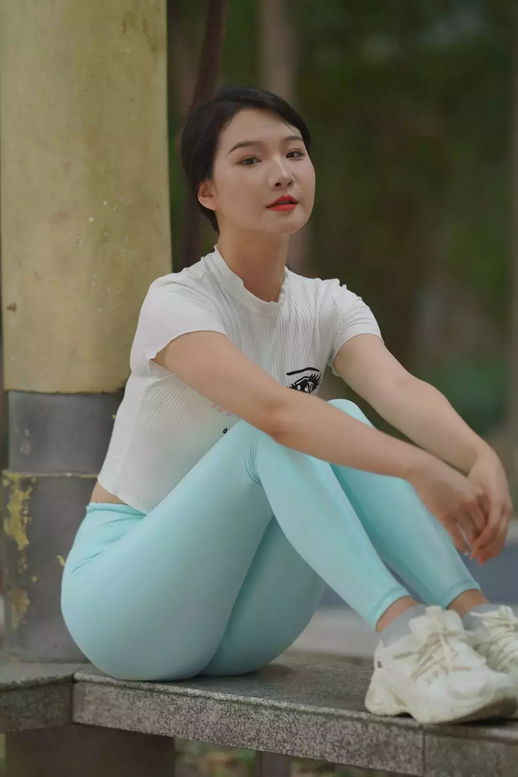 精选街拍作品 NO.1295 清新淡雅的姓感妹纸1 街拍性感-丽图社