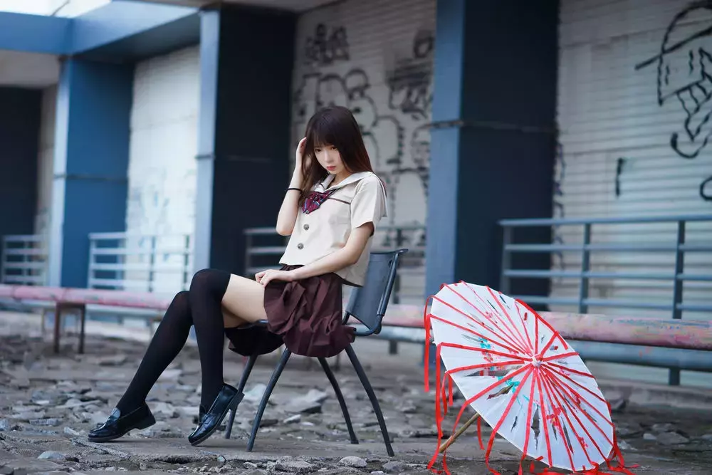 No.017-丝袜狂想曲(伞) [42P] 美女壁纸 谁不爱身材好的小姐姐-丽图社