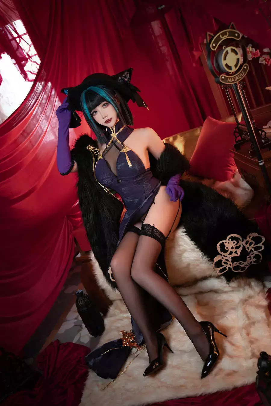 No.037 – 碧蓝航线柴郡 音乐绚烂CaitSith [16P] 气质佳长相甜美-丽图社