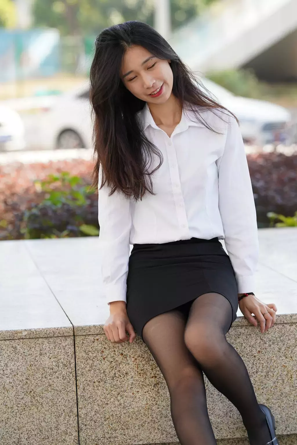 魔镜街拍 NO.135 街拍OL范嘿丝美女 美女街拍写真合集-丽图社