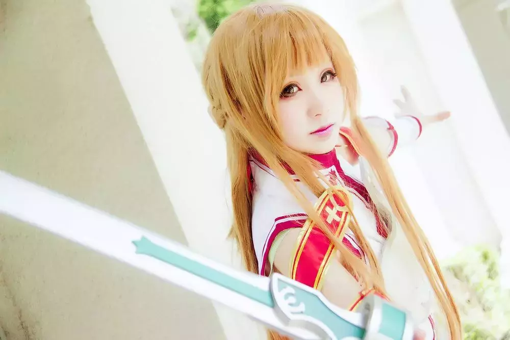 No.028-刀剑神域 亚丝娜 [11P] 美女壁纸 谁不爱身材好的小姐姐-丽图社