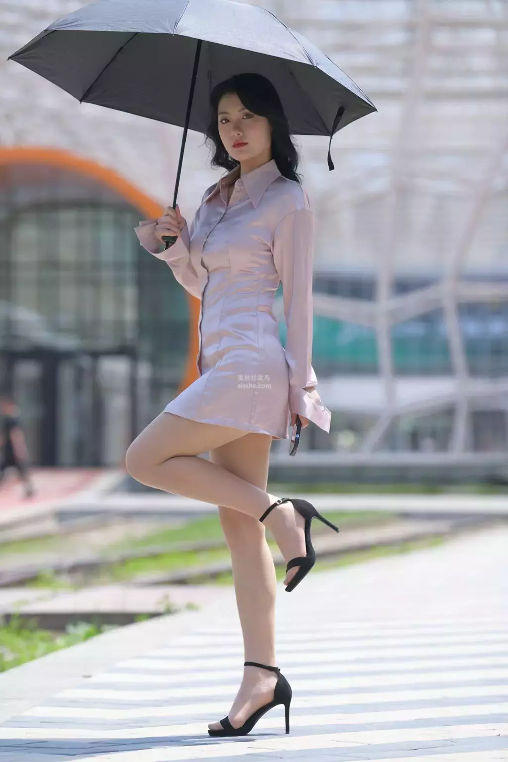 精选街拍作品 NO.1847 谜兔5 街拍瑜伽裤-丽图社