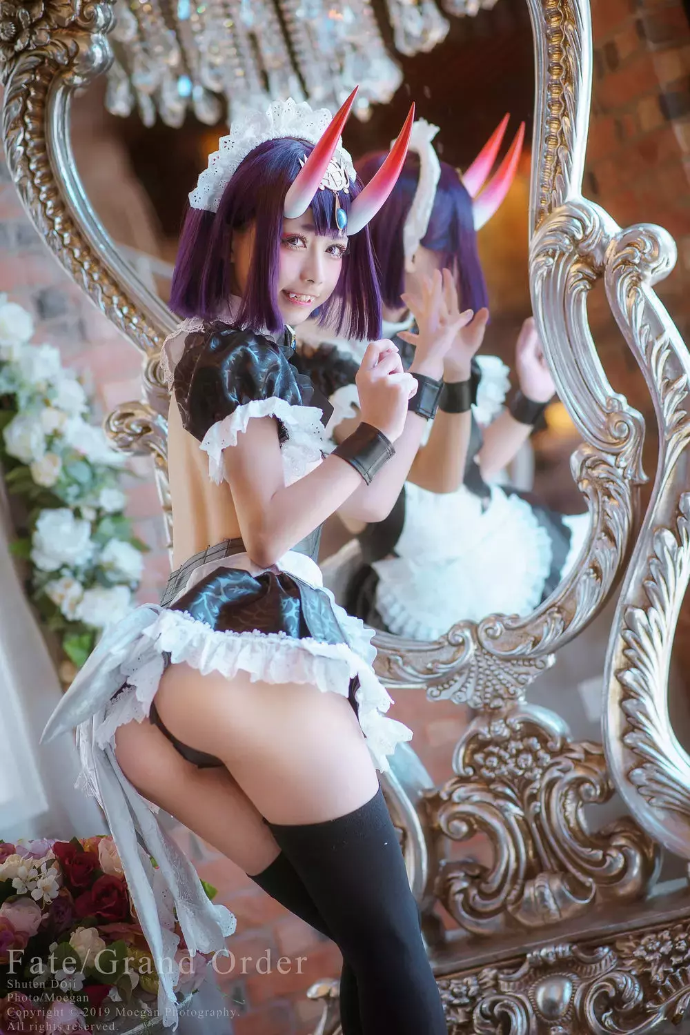 No.018-酒呑童子 Maid ver. (Fate Grand Order) [17P] 美女写真壁纸珍藏版-丽图社