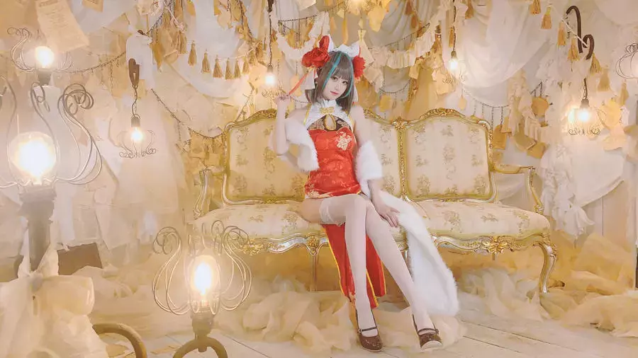 No.010-柴郡旗袍 [9P] 美女高清套图-丽图社