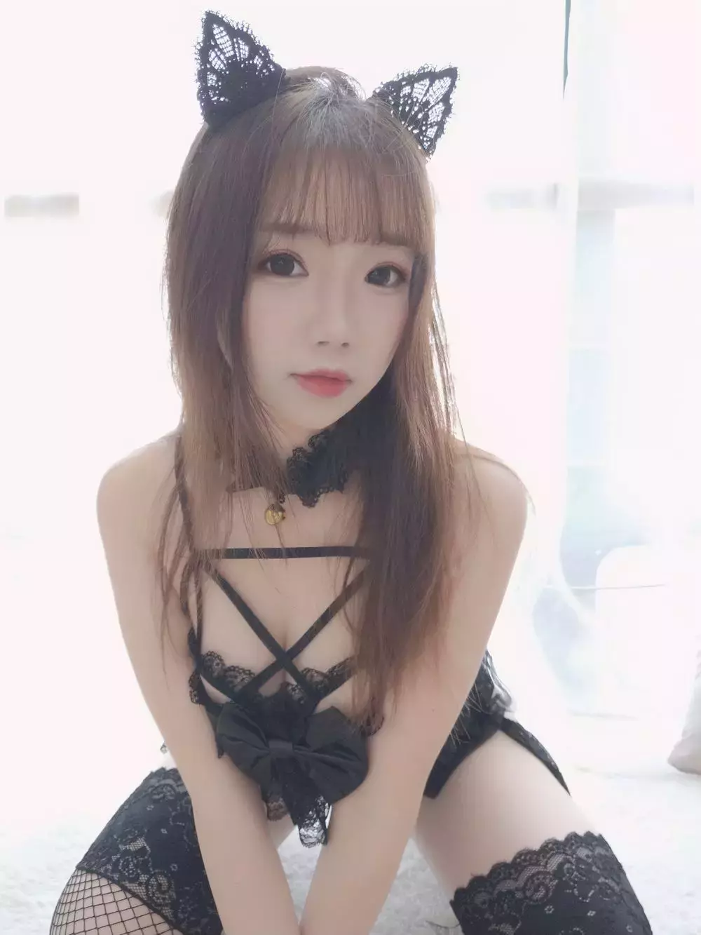 No.003-黑猫猫 [64P 5V] 夏季好身材美女壁纸高清好看-丽图社