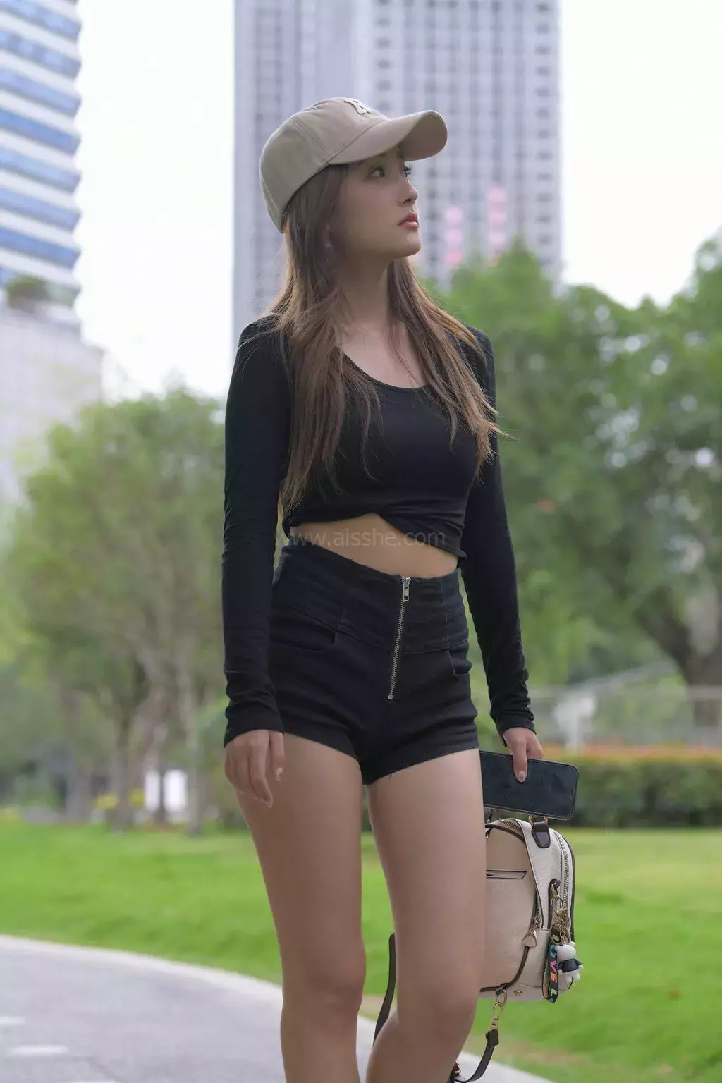 精选街拍作品 NO.1117 棒球帽女孩2 杭州街拍-丽图社