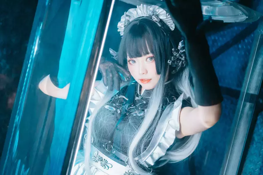 No.087 – 赛博女仆 Melanite黑榴石 [30P] 美女图片写真套图合集-丽图社