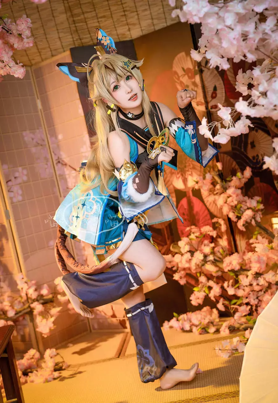 No.013 – 原神 猫娘绮良良 [27P] 压箱底的高清美女壁纸-丽图社