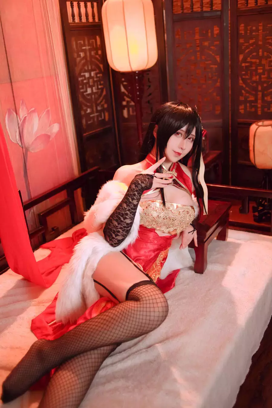 No.041-大凤旗袍 [24P] 清新美女图片壁纸-丽图社