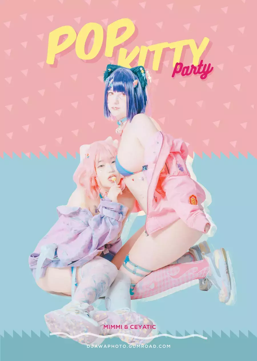 No.028 – [DJAWA] Pop Kitty Party (&Ceyatic) [125P] 百变时尚美女穿搭照片-丽图社