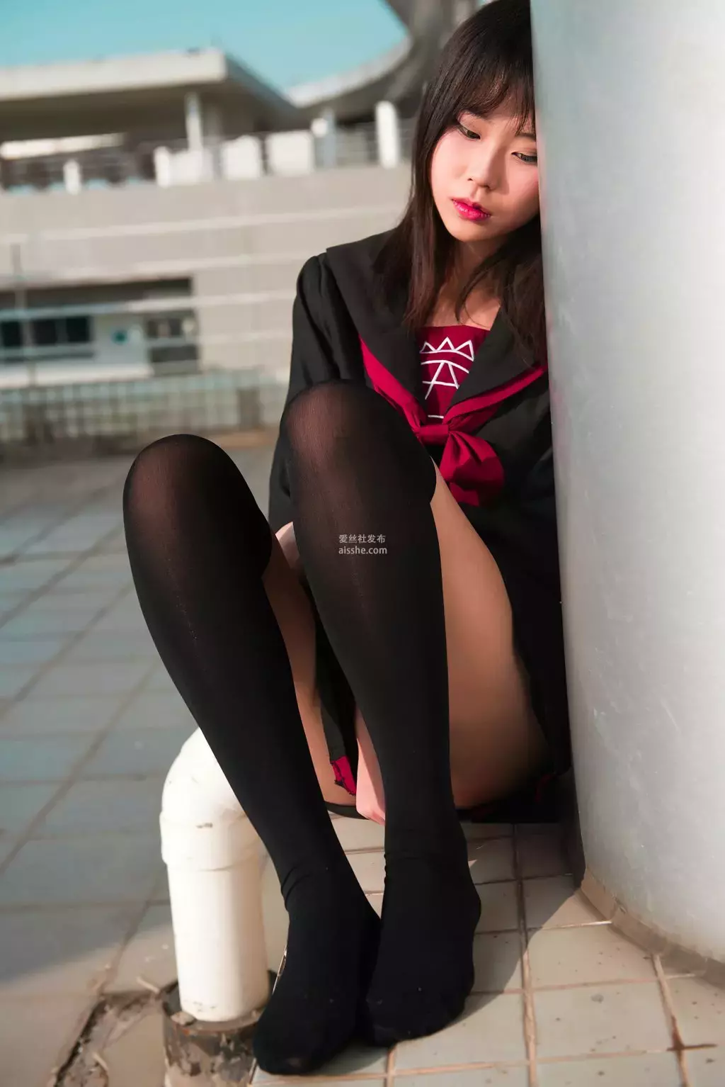 魔镜街拍 NO.141 活力美术生JK美少女-3 欧美街拍-丽图社