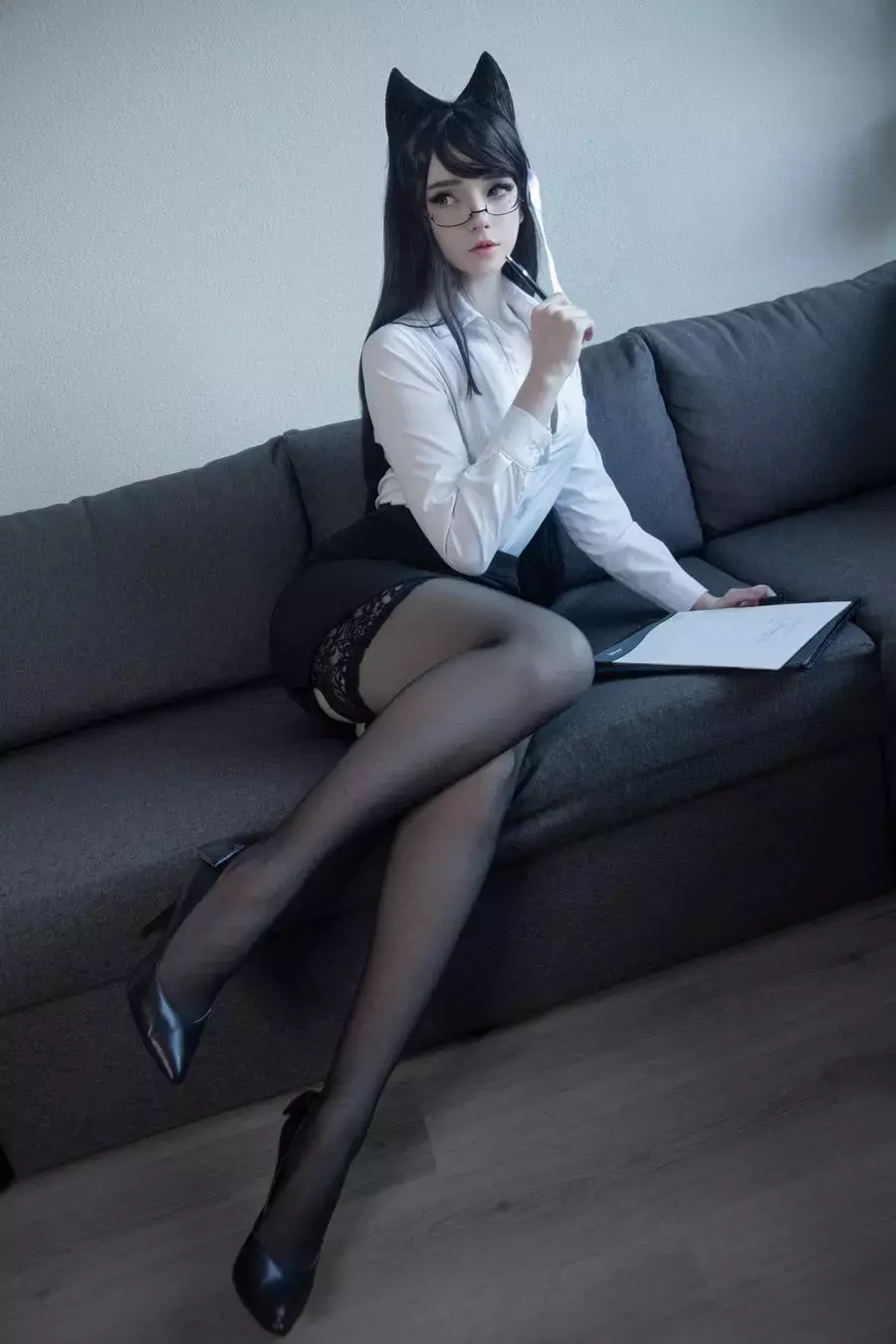 No.006-Secretary Atago [54P] 夏天照着穿优雅又高级的写真-丽图社