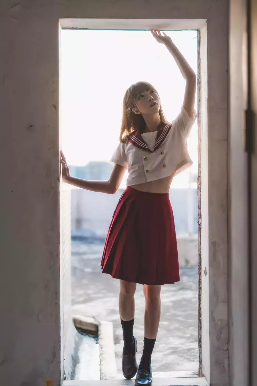 No.091 – 赤 [24P] 高清美女写真壁纸文案图片-丽图社