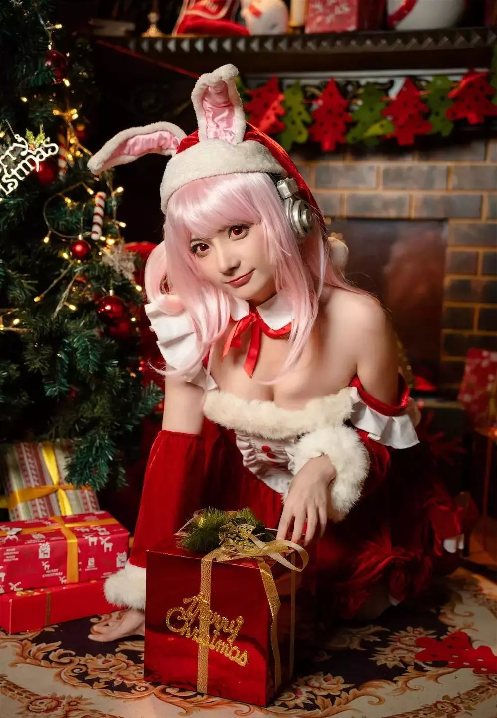 No.000-非原图稿件 – 圣诞索尼子 [43P] 长裙比基尼风美女写真-丽图社