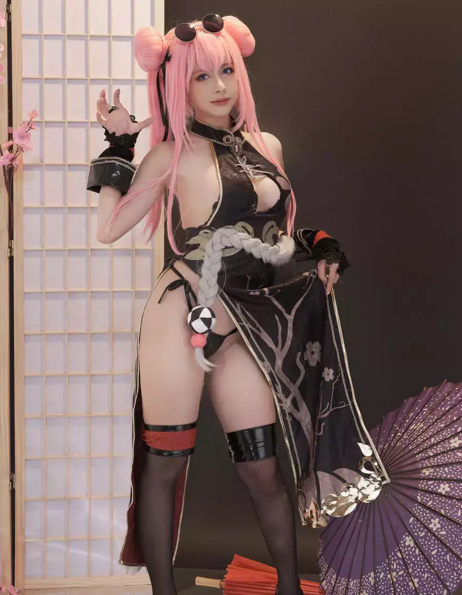 No.057-Bremerton Kung-Fu Qipao (Azurlane) [34P 4V] 性感迷人美女写真-丽图社