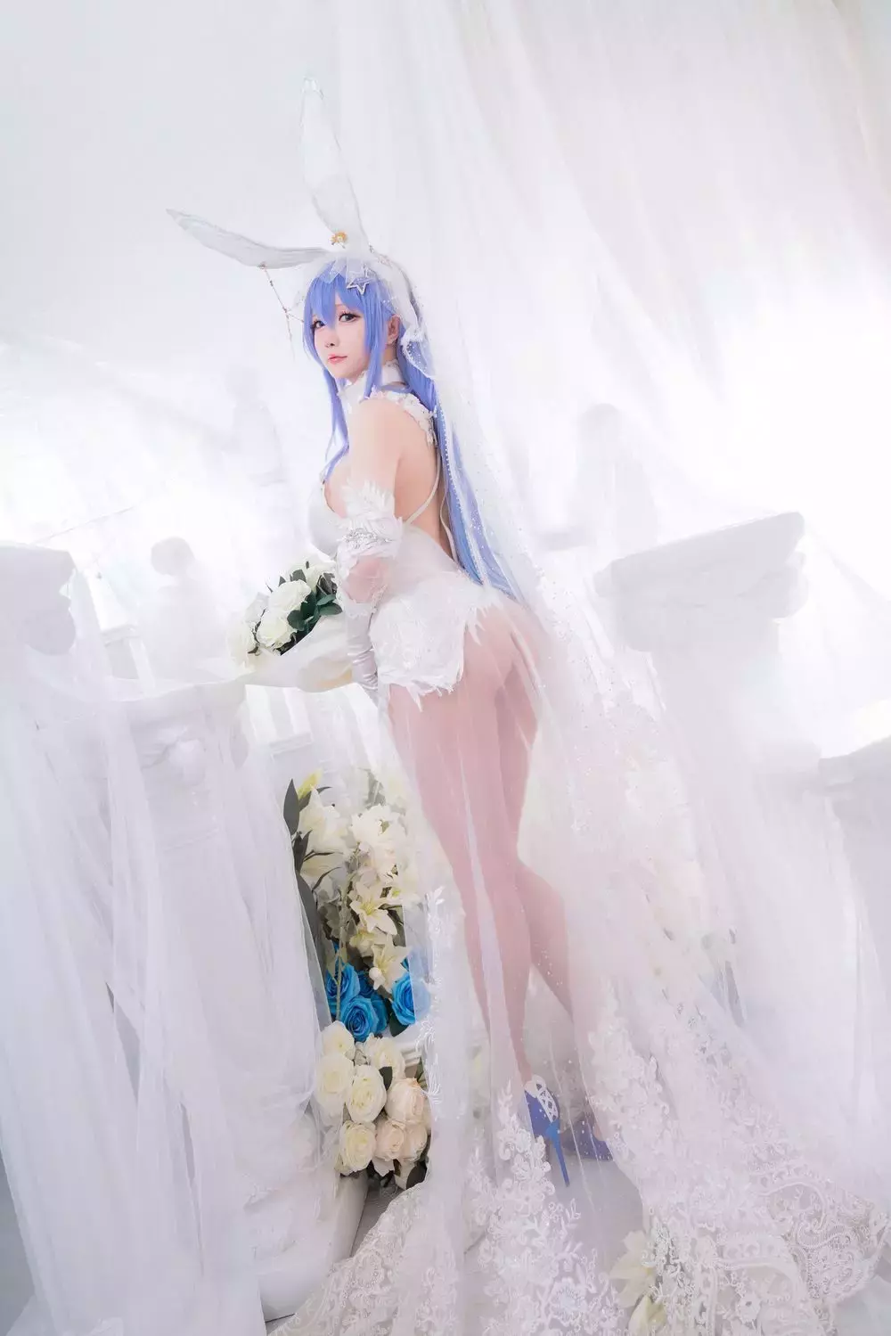 No.152-碧蓝航线 花园 [37P] 多样百变女孩的时尚穿搭照片-丽图社