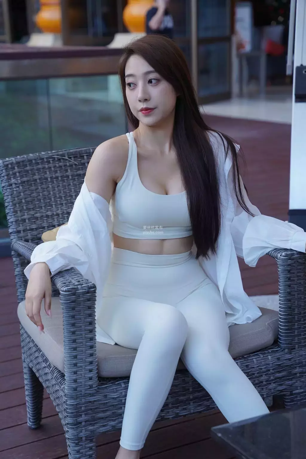 精选街拍作品 NO.2087 追逐1 街拍瑜伽-丽图社