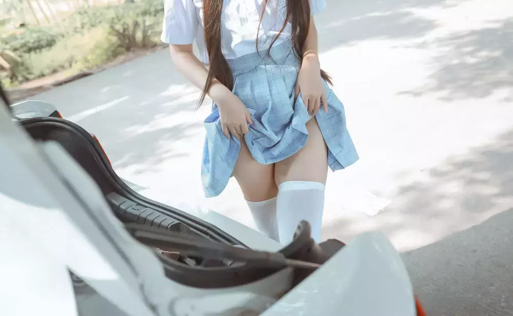 No.024-白丝过膝袜 [21P 12V] 美女写真照片素材-丽图社