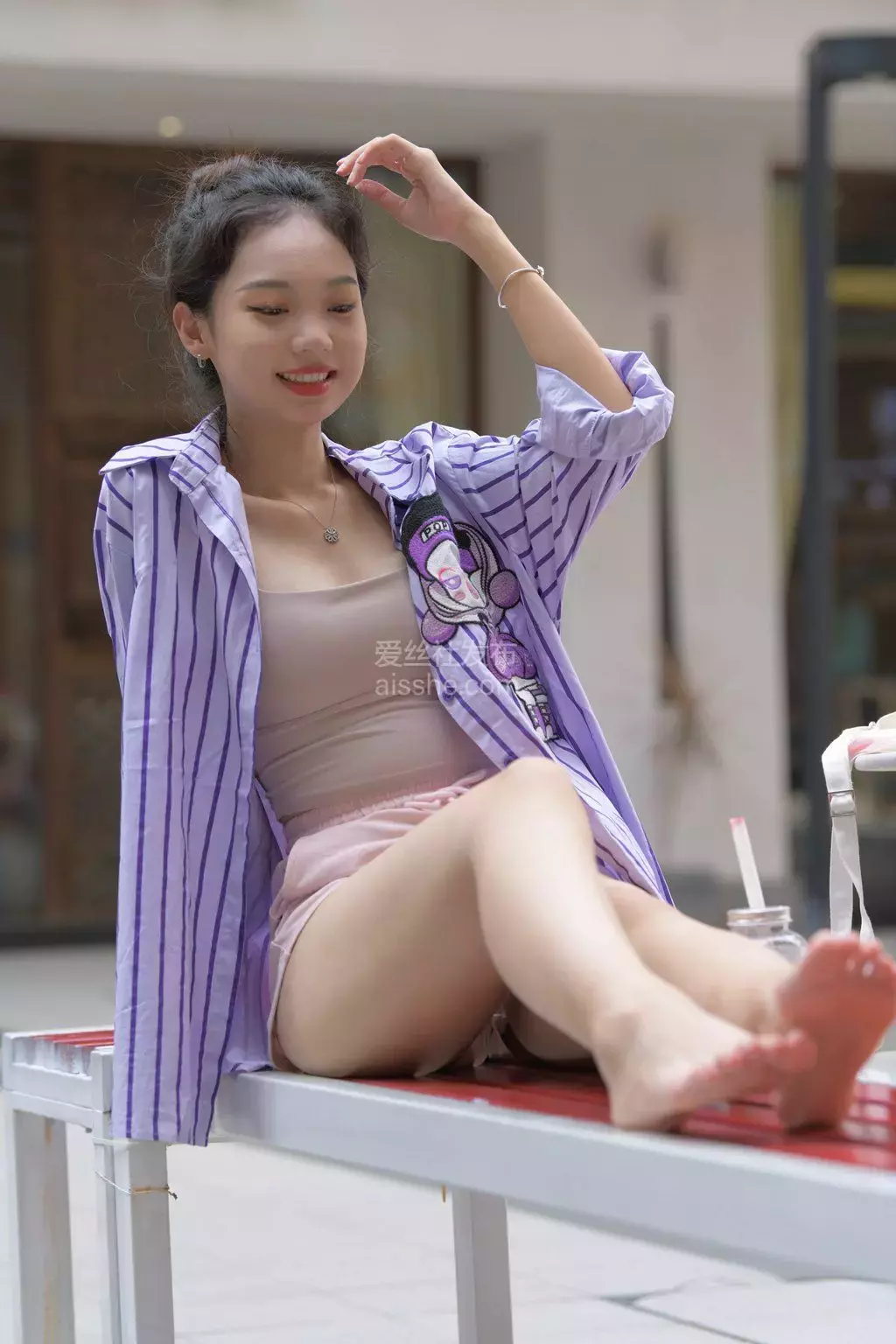 精选街拍作品 NO.1342 粉色女孩4 摄影街拍-丽图社