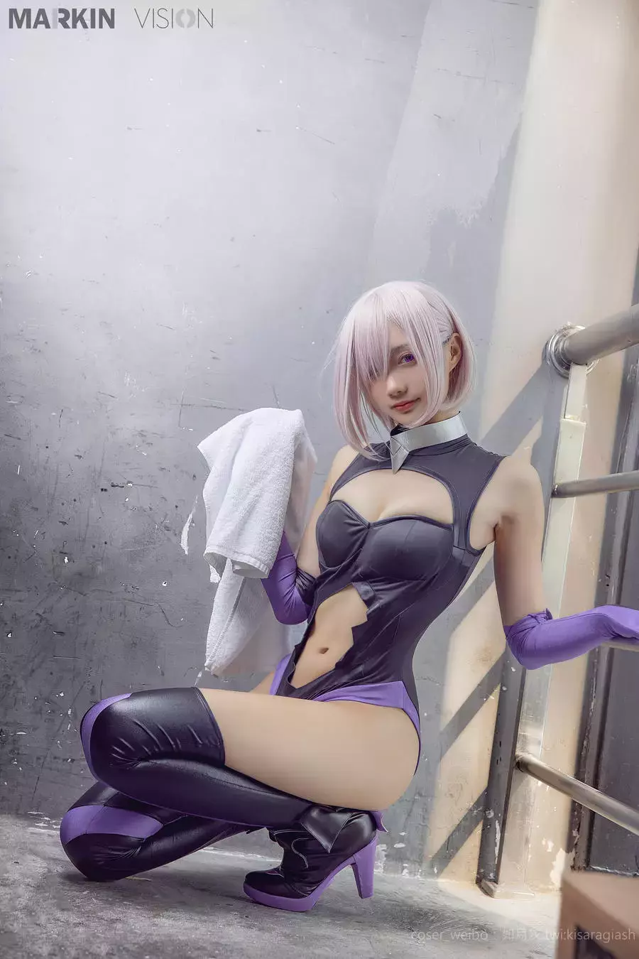 No.015-玛修训练 [8P] 氧气美女 雪肌如玉 楚楚动人写真-丽图社