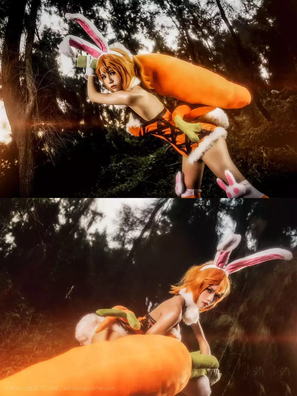 No.073-王者荣耀合集 – 花木兰兔女郎 [10P] 清新美女图片壁纸-丽图社