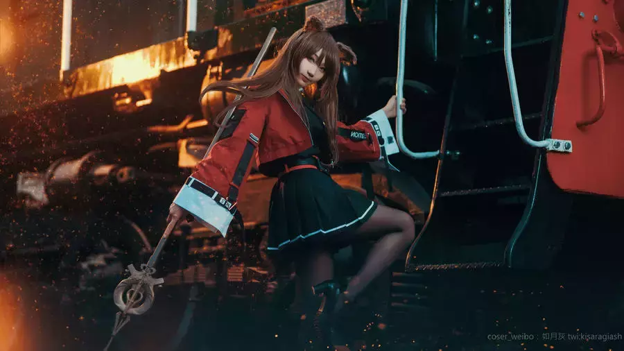 No.005-明日方舟 天火 [9P] 美女头像真人清新高清图片-丽图社