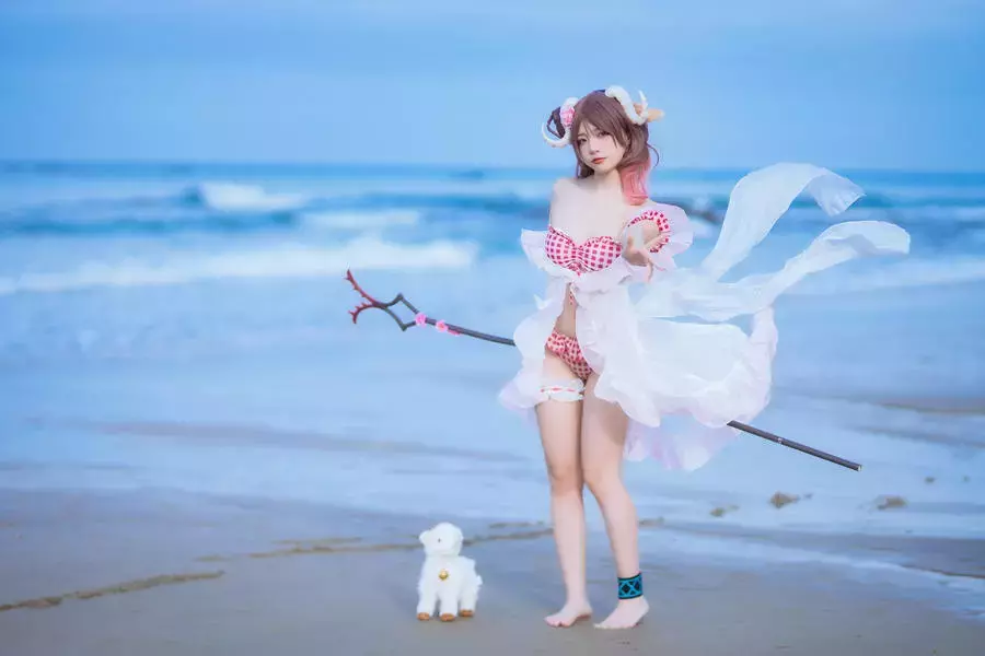 No.157 – 泰拉夏日纪事 方舟艾雅法拉泳装 [34P] 高清性感美女图片-丽图社