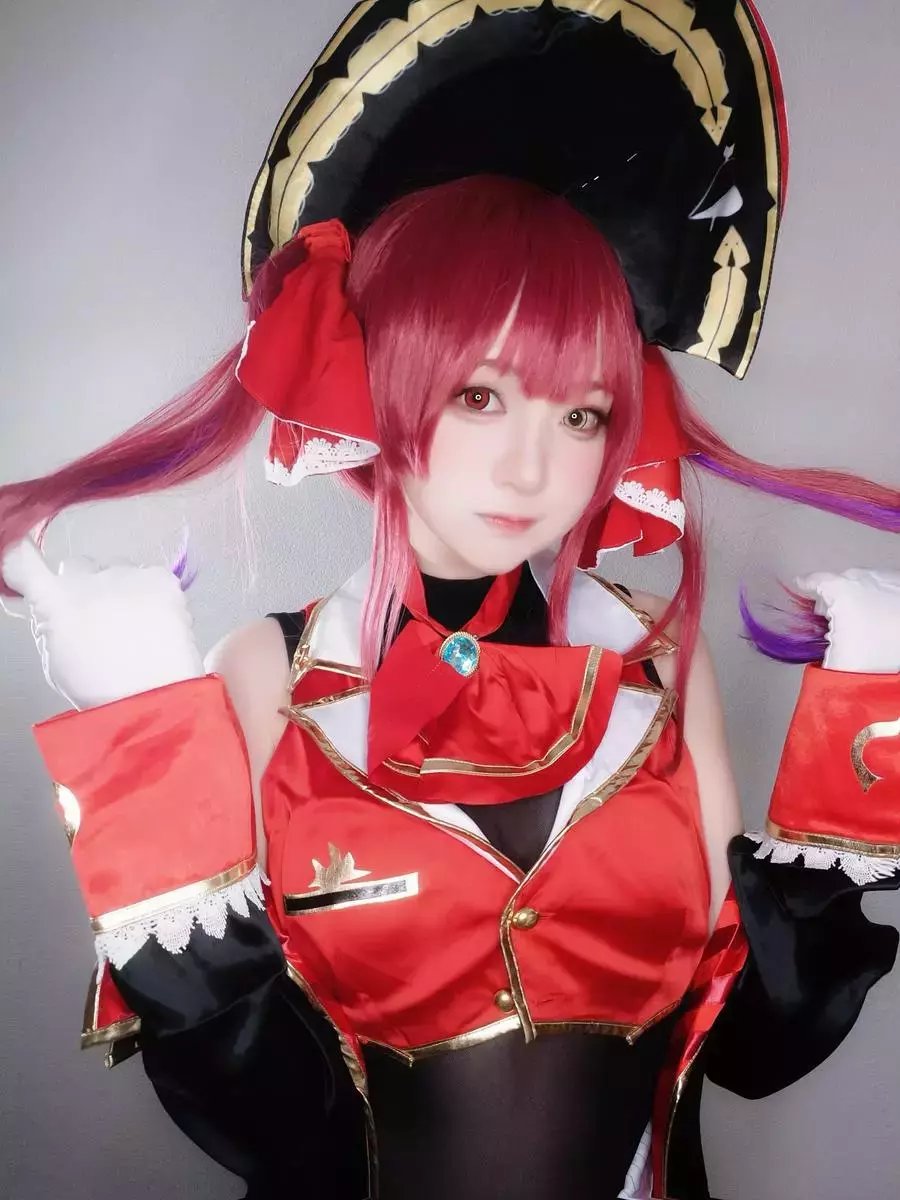 No.021-宝鐘マリン船長コスプレ (宝鐘マリン) [29P] 国内艺体美女拍唯美写真-丽图社