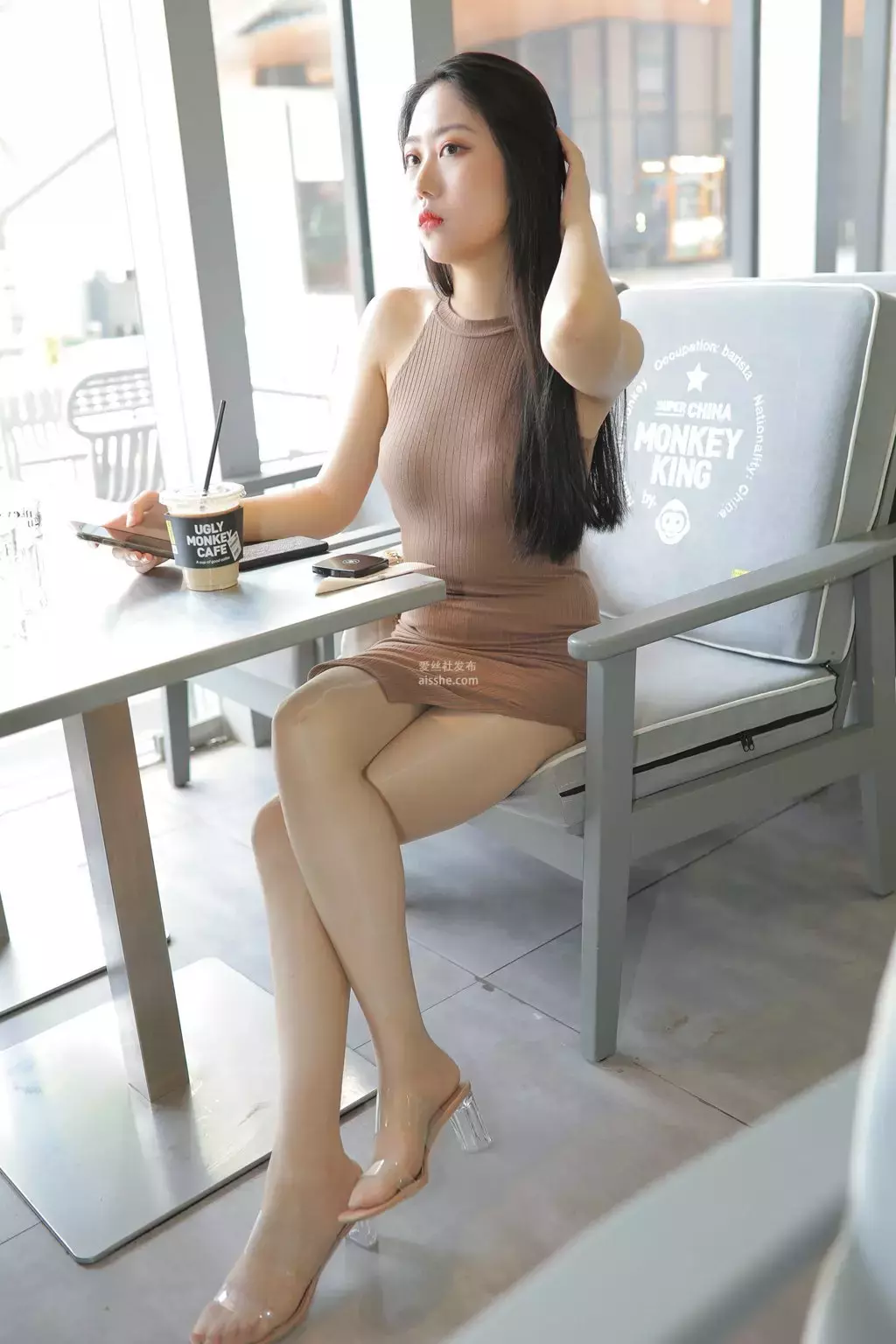 魔镜街拍 NO.114 凯恩街拍作品 搭讪包臀裙美女 -3 成都街拍图片-丽图社