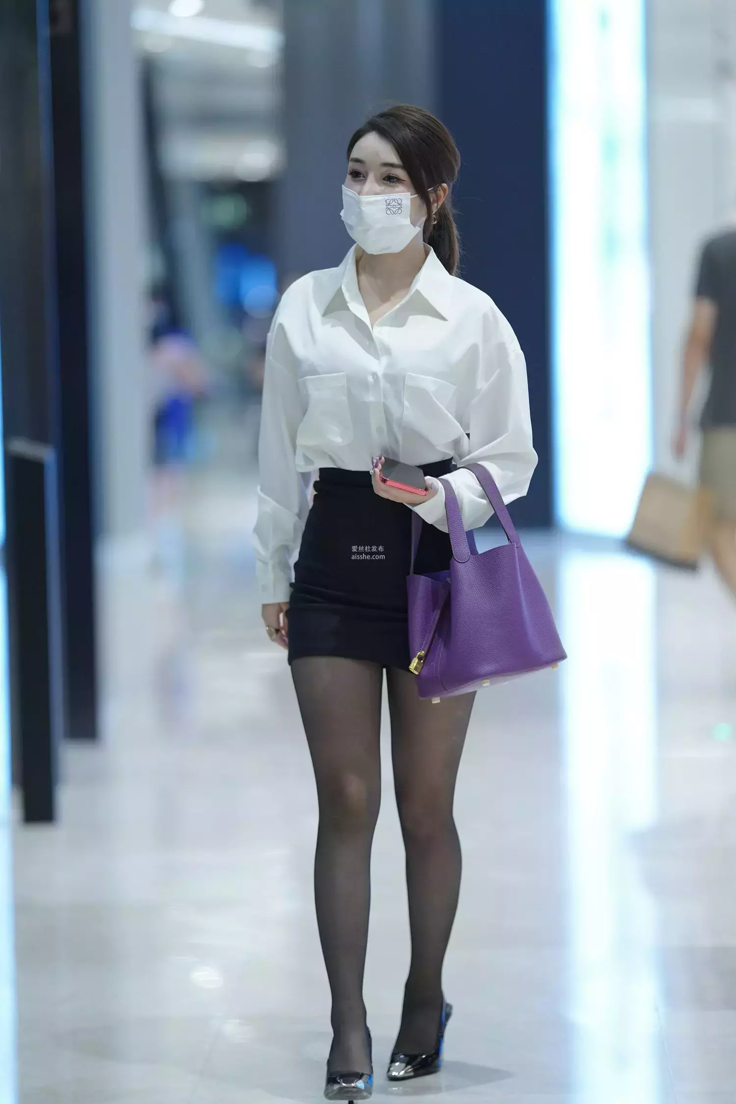 精选街拍作品 NO.1672 嘿丝小姐姐 街拍真实-丽图社