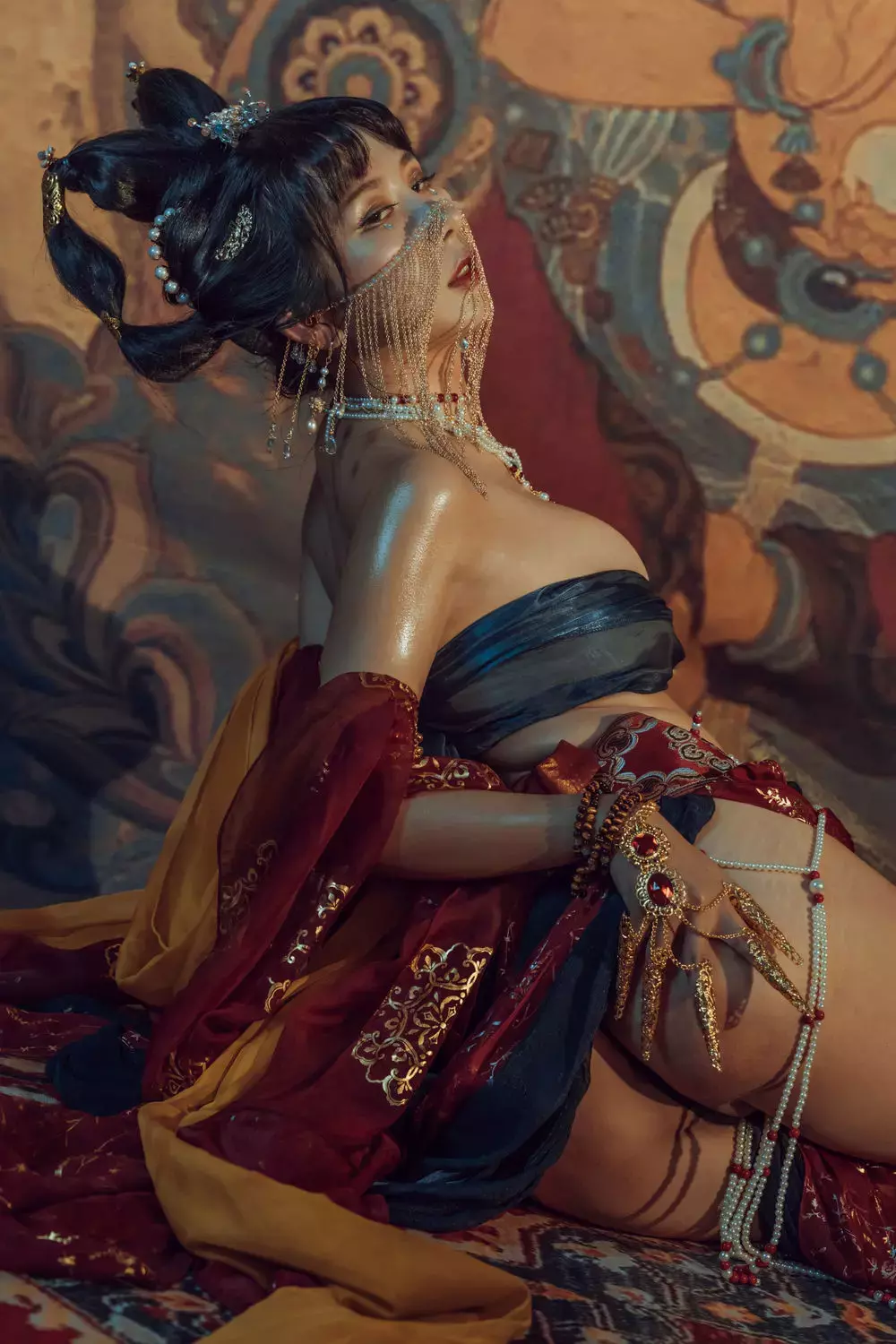 No.001-奶桃 敦煌 [45P] 气质女孩的时尚之旅-丽图社