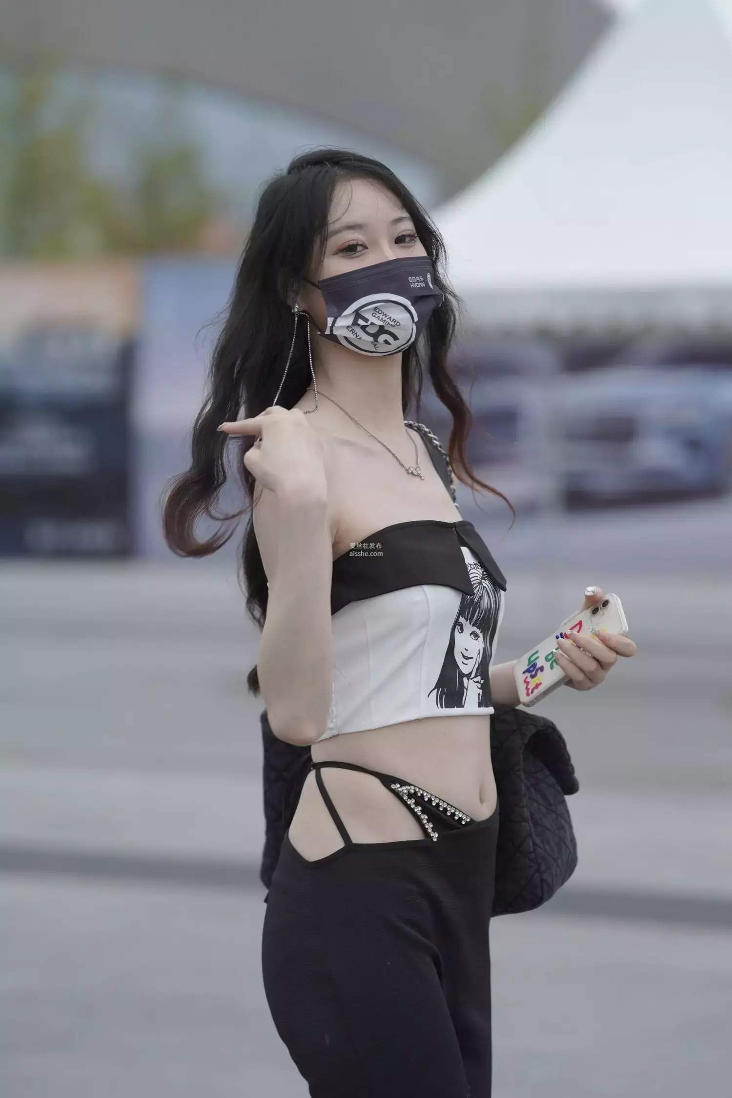 精选街拍作品 NO.1621 高挑曲线身材小姐姐 土味街拍大赏-丽图社