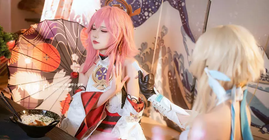 No.005-八重神子 [17P] 优雅休闲美女自信阳光可爱唯美写真-丽图社