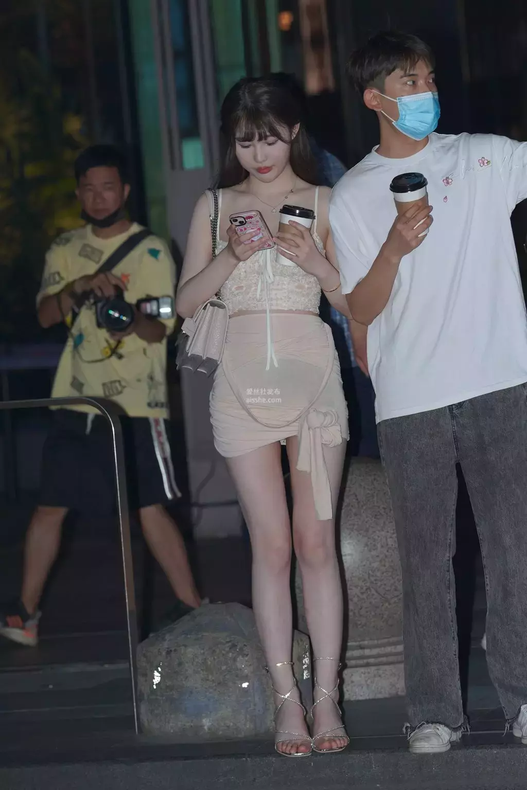 精选街拍作品 NO.1484 姓感包臀裙长腿美女 街拍跟屁虫-丽图社