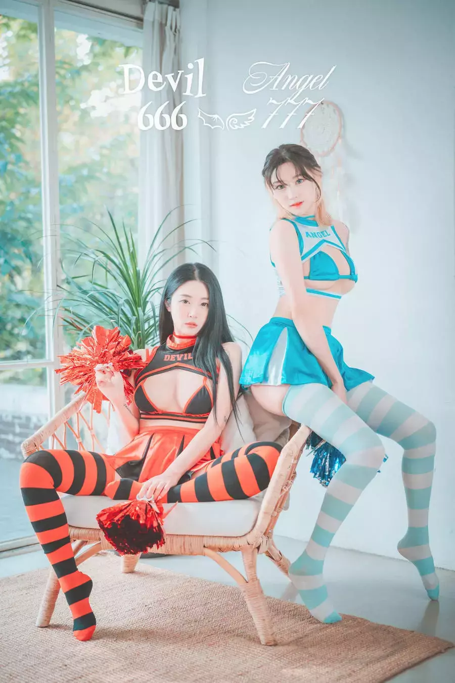 No.008-[DJAWA] Devil 666 & Angel 777(Bomi&Taeri) [81P] 好看的性感美女套图-丽图社