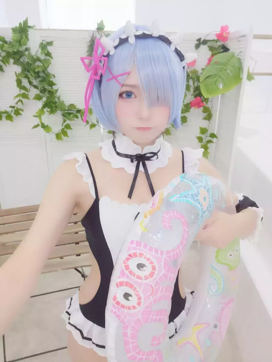 No.012-水着レム～ [8P] 高清美女写真壁纸文案图片-丽图社