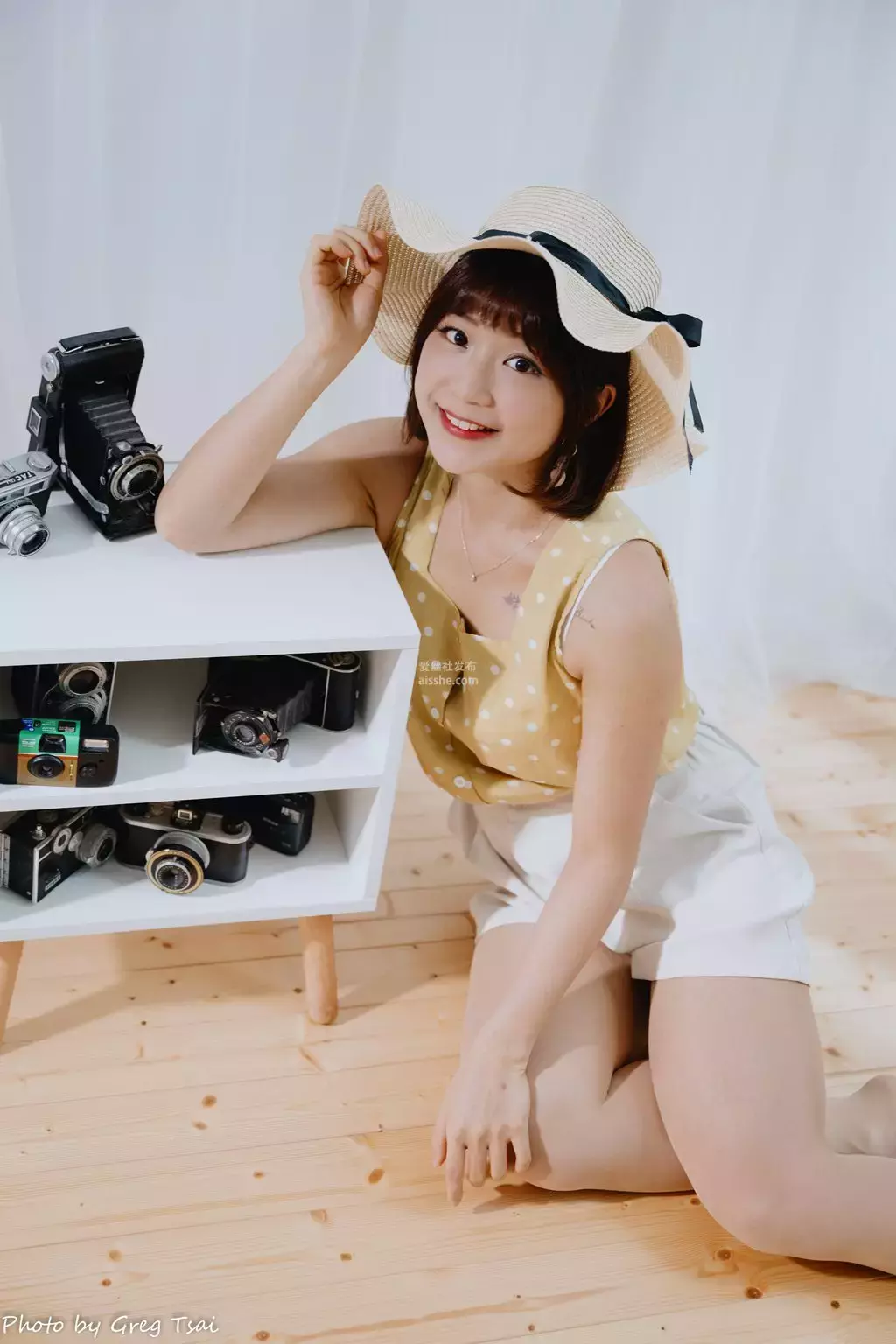 精选模拍作品 NO.287 林小栗 居家短裤丝袜美腿 街拍牛叔-丽图社