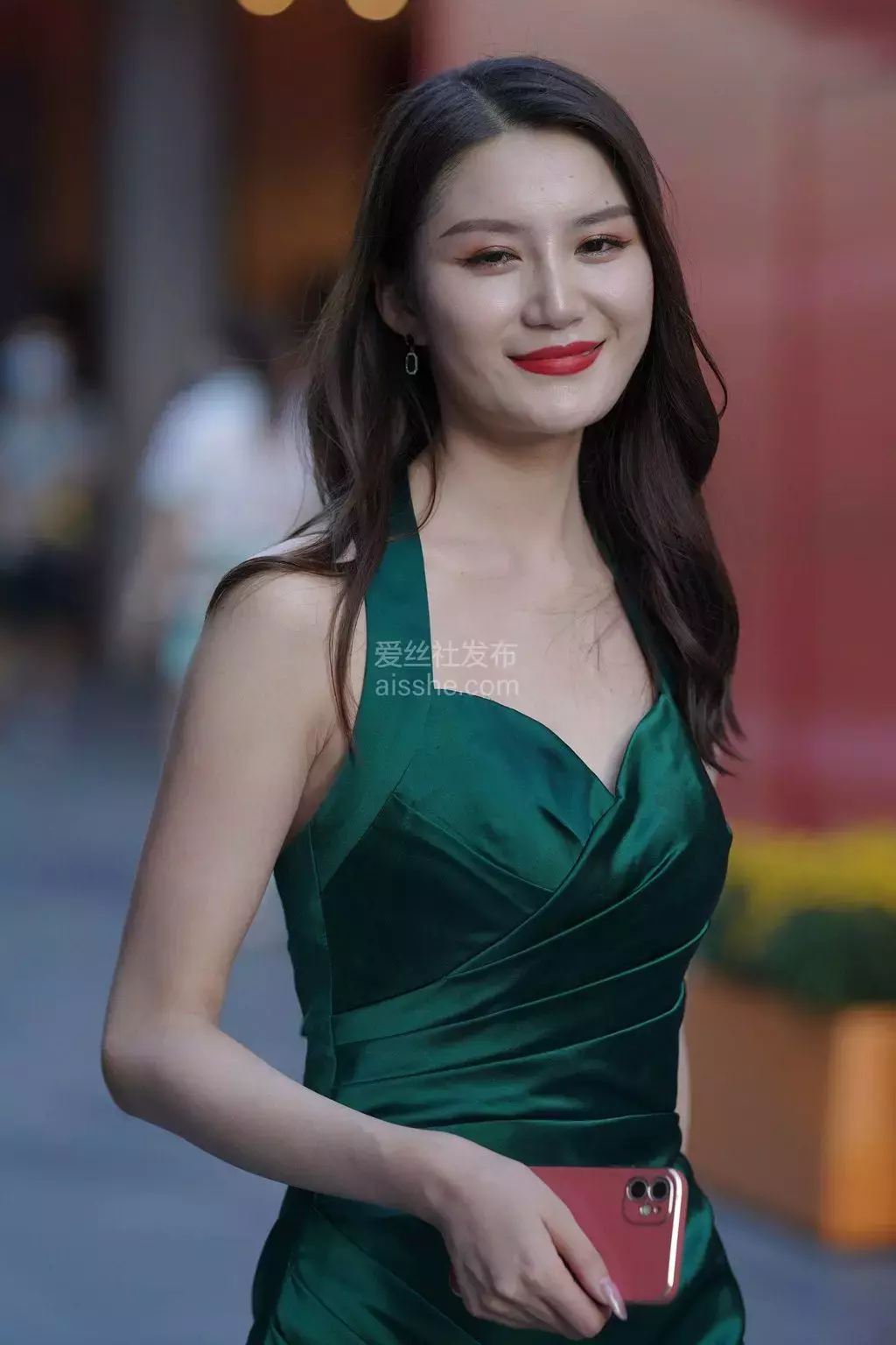 精选街拍作品 NO.1363 长裙高挑美女 街拍牛叔-丽图社