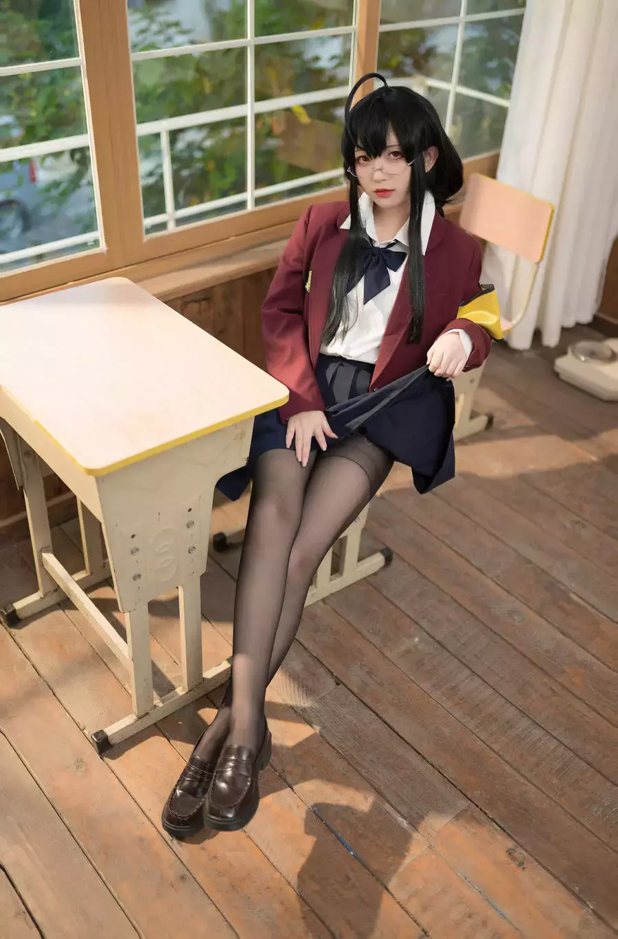 No.010-大凤JK 放学后 风纪委员 [71P] 制服丝袜美女套图-丽图社