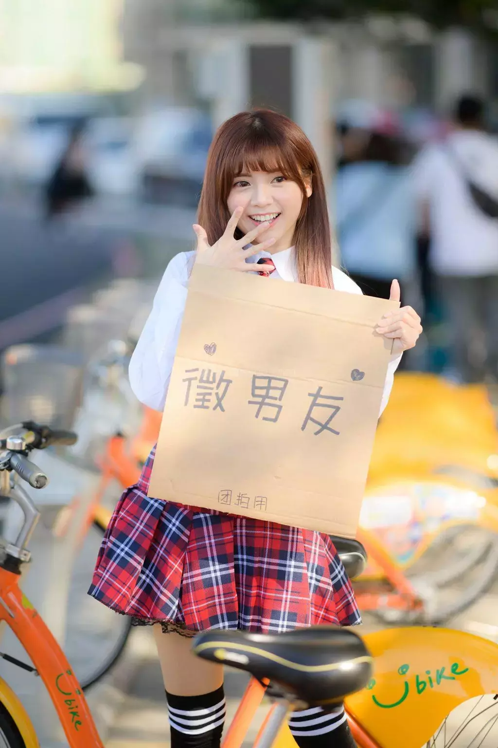 精选模拍作品 NO.222 学生制服高跟 001 时尚亚洲美女街拍-丽图社