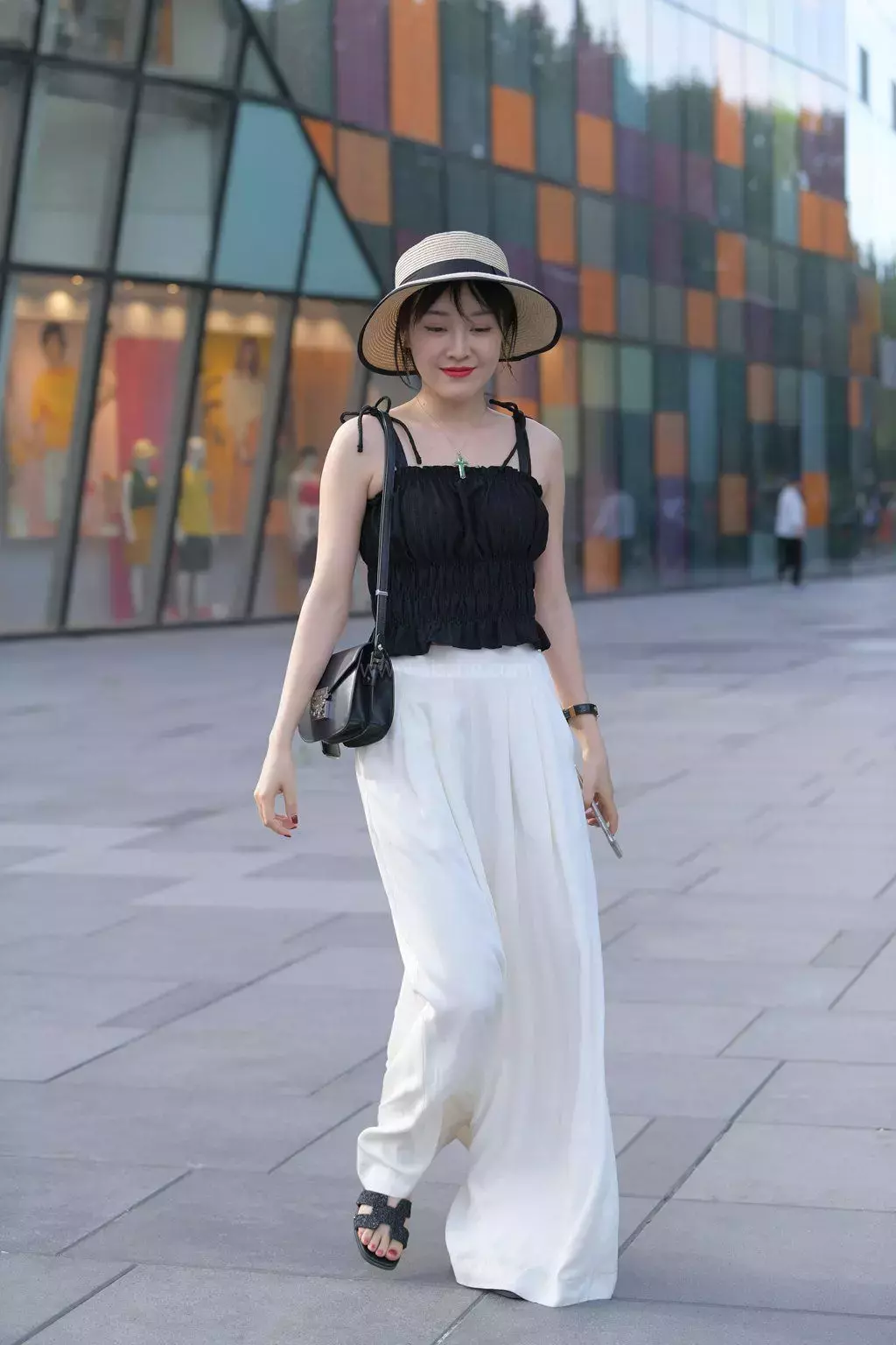 精选街拍作品 NO.1275 戴着帽子的漂亮小姐姐 街拍滚叔-丽图社